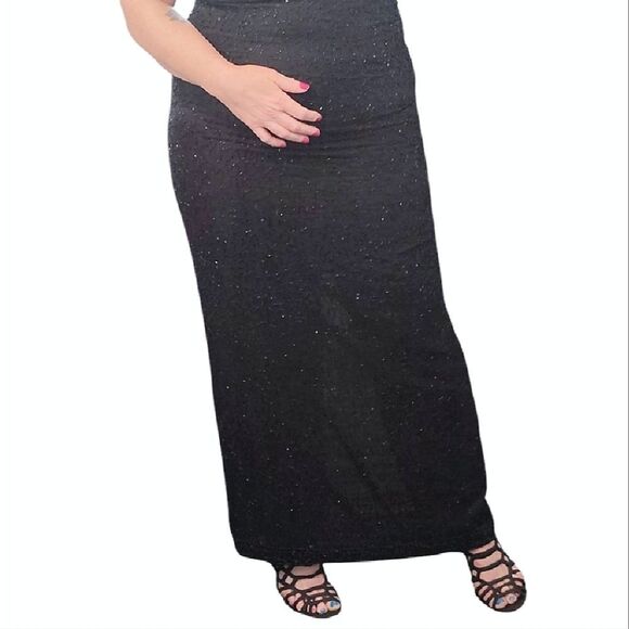 VTG 90s Laurence Kazar Black Beaded 100% Silk Formal Maxi Dress Large Sleeveless - Picture 9 of 12